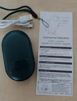 Photo from the official notice: Electric Rechargeable Hand Warmer sold via Amazon and eBay — fire risk