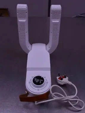 Photo from the official notice: Electric Shoe Dryer — fire risk