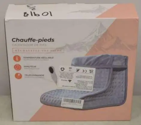 Photo from the official notice: Feet Warmer, FY-HWJB68 sold via Amazon — fire risk
