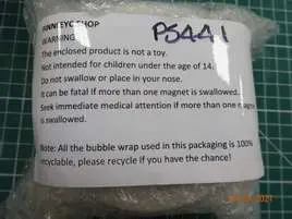 Photo from the official notice: Finnley shop Multicoloured Magnetic Balls — choking risk