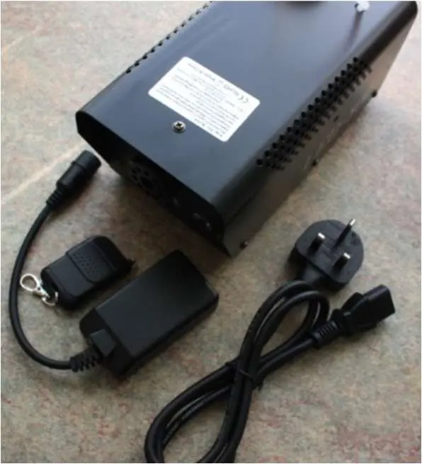 Photo from the official notice: Fog Machine LED 500 / ZQ B294 — electric shock risk