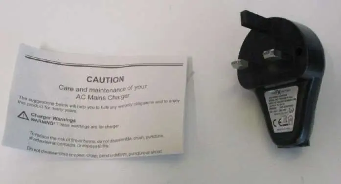 Photo from the official notice: FX Factory Universal USB Mains Charger for All Devices sold via Fruugo — electric shock risk