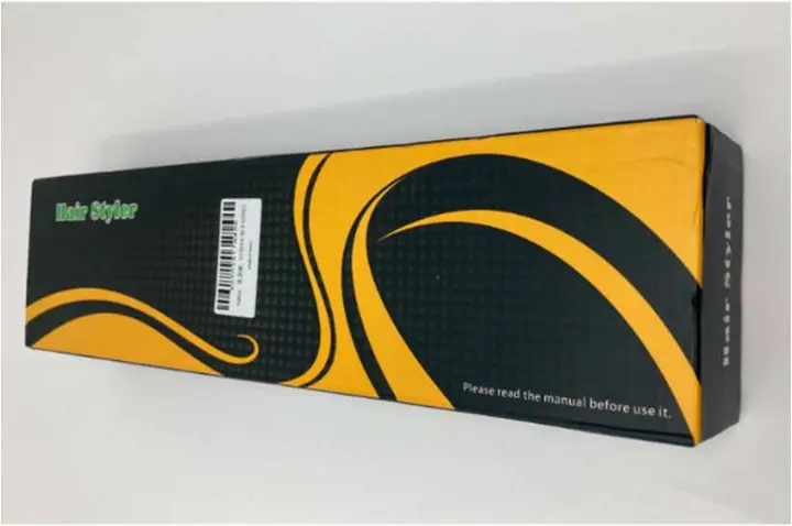 Photo from the official notice: Hair straightener/curler with adjustable temperature sold via Wish — electric shock risk