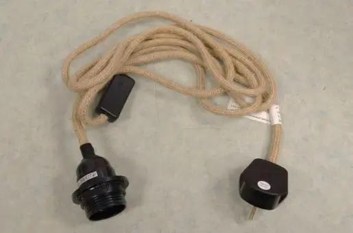 Photo from the official notice: Hanging Light for Outdoor Use, GPL095K sold via Amazon — electric shock risk