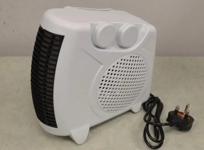 Photo from the official notice: High Efficiency Fan Heater sold via Amazon — fire risk