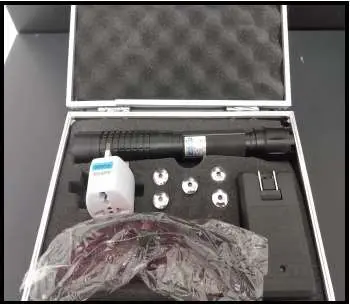 Photo from the official notice: High Powered Laser Pointers sold via Amazon (2309-0141, 2309-0143 and 2309-0144) — damage to sight risk