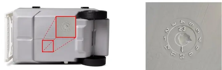 Photo from the official notice: Igloo 90-Quart Flip & Tow Coolers — injuries risk