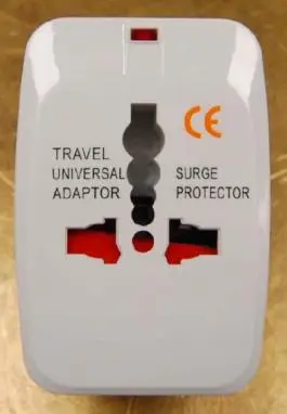 Photo from the official notice: International Travel Adaptor — electric shock risk