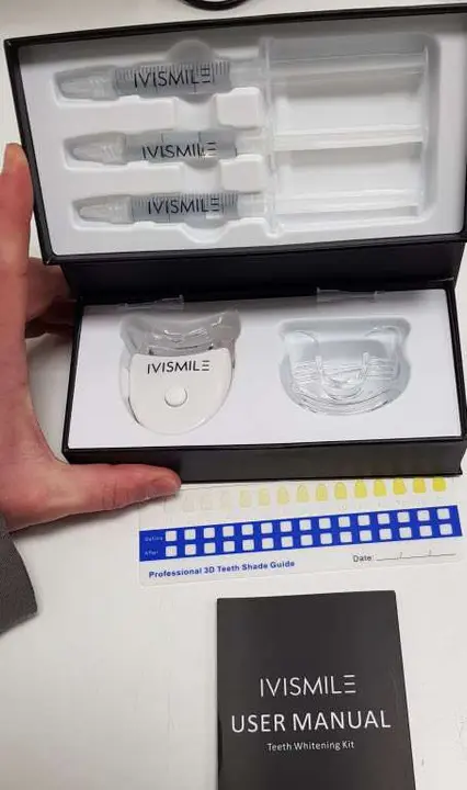 Photo from the official notice: Ivismile Teeth Whitening Kit — chemical risk