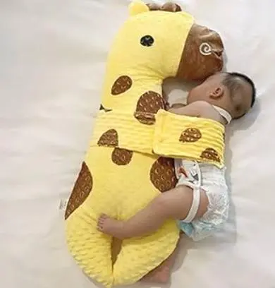 Photo from the official notice: JINTN Giraffe and Swan Baby Hugging Sleeping Pillow sold via Amazon — suffocation risk