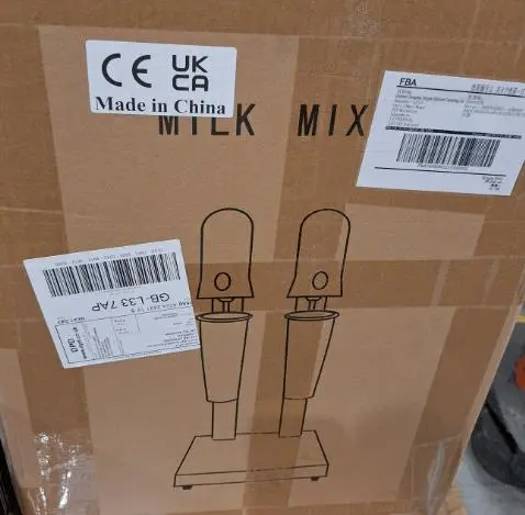 Photo from the official notice: JJINGRUI Milk Mixer — fire risk (2506-0021)