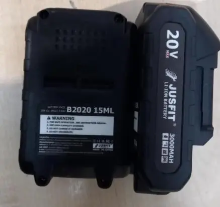 Photo from the official notice: Jusfit Battery-Powered Chainsaw LTJ-8WS sold via eBay — fire & electric shock risk