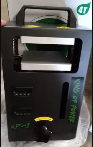 Photo from the official notice: King of Power Rosin Press Machine — electric shock risk