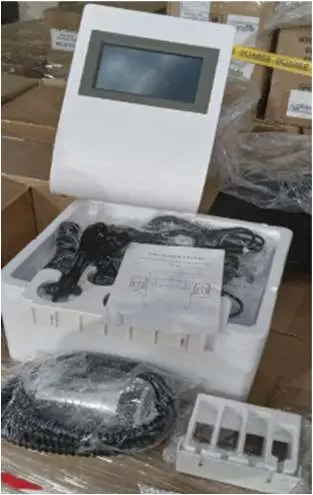 Photo from the official notice: Klim8 Slimming Machine — electric shock risk
