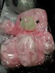 Photo from the official notice: Large LED Plush Bear — choking & suffocation risk