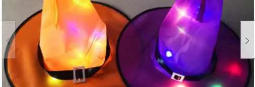 Photo from the official notice: LED Flashing Party Hat Glowing Witch Hat — choking risk