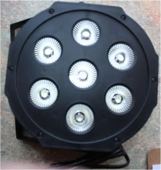 Photo from the official notice: LED light ZQ-B270 — electric shock risk