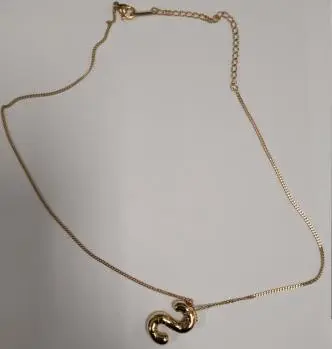 Photo from the official notice: Lost Souls 'S' Initial Necklace — chemical risk