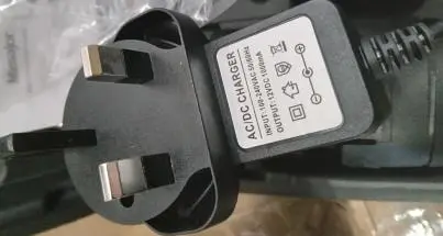 Photo from the official notice: Mimajor 12.6V Cordless Drill — electric shock risk