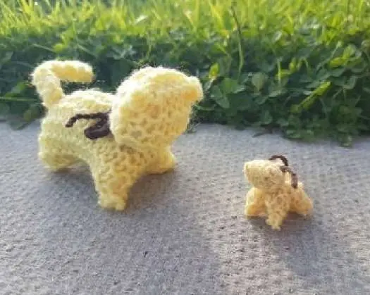 Photo from the official notice: Molly’s Country Crafts Knitted Kittens sold via Etsy — suffocation risk