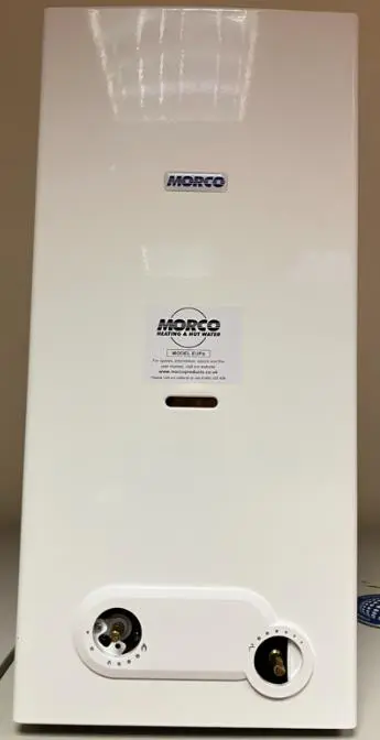 Photo from the official notice: Morco Gas Water Heaters: Primo (MP) / EUP — fire risk