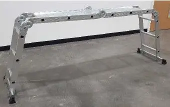Photo from the official notice: Multipurpose Ladder — falls risk
