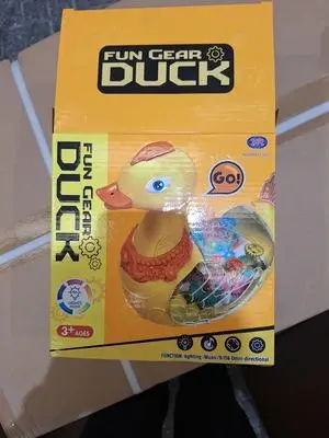 Photo from the official notice: Musical Duck Toy — choking risk
