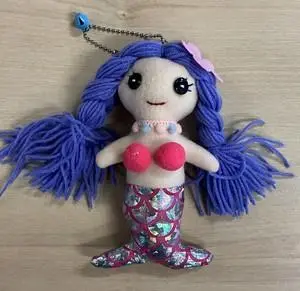 Photo from the official notice: Newt & Co Mermaid Soft Toy and Small Mermaid — choking risk