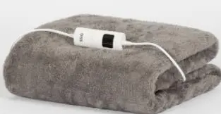 Photo from the official notice: Online Home Shop OHS Electric Over Blanket (5 Styles) — fire risk