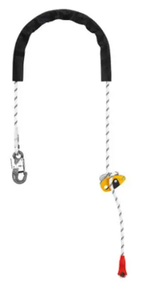 Photo from the official notice: Petzl Grillon Climbing Equipment - Lanyards/Temporary Lifelines/Anchors/Hook/MGO — injuries risk