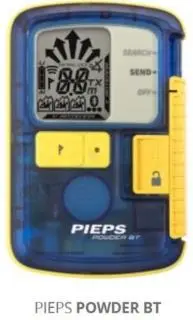 Photo from the official notice: PIEPS and Black Diamond Avalanche Transceiver — health risk