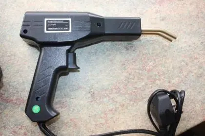 Photo from the official notice: Plastic Welding Machine, H50 — fire risk