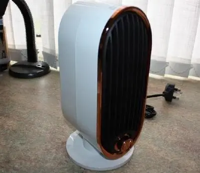 Photo from the official notice: Portable Desktop Fan Heater Z14 — fire risk