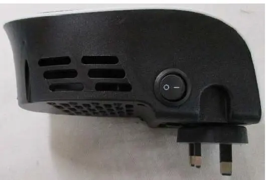 Photo from the official notice: Portable Fan Heater sold via OnBuy — electric shock risk