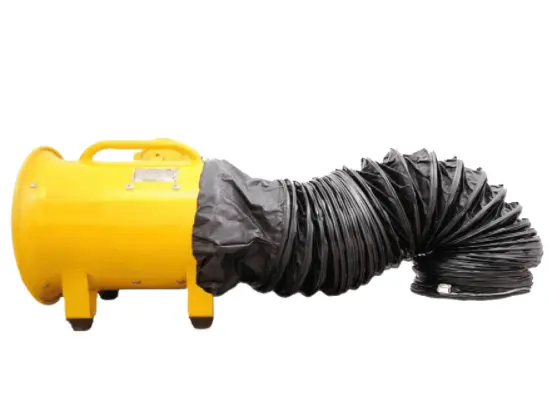 Photo from the official notice: Power Star Electrical BTF Series ATEX Rated Explosion Proof Portable Ventilation Extractor Axial Fan 220-240v — fire risk