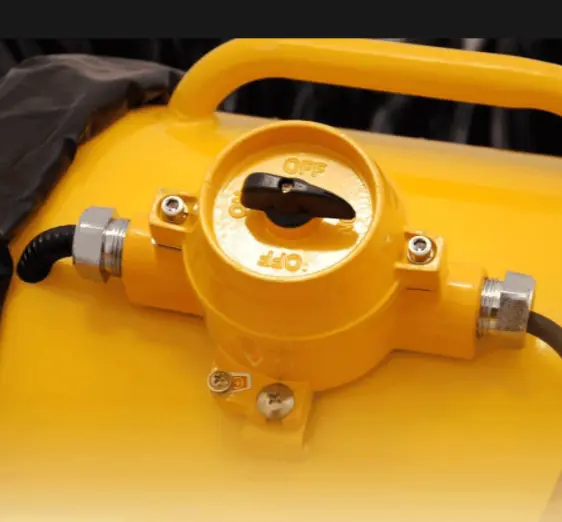 Photo from the official notice: Power Star Electrical BTF Series ATEX Rated Explosion Proof Portable Ventilation Extractor Axial Fan 220-240v — fire risk