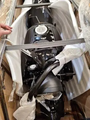 Photo from the official notice: QiJueMotor Electric Motorbike — fire risk
