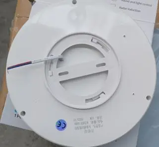 Photo from the official notice: Qyajia Sensor Ceiling Light MD-HWGY-CBXDD12 sold via eBay — electric shock risk