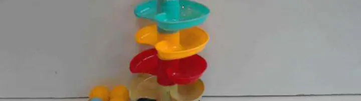 Photo from the official notice: Rolling Ball Pile Rattles Tower Puzzle — choking risk
