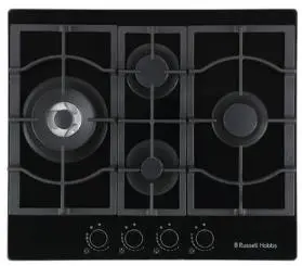 Photo from the official notice: Russell Hobbs Gas Hobs — fire & burns risk