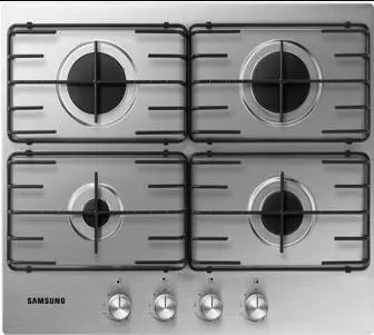 Photo from the official notice: Samsung Gas Hobs — fire & burns risk