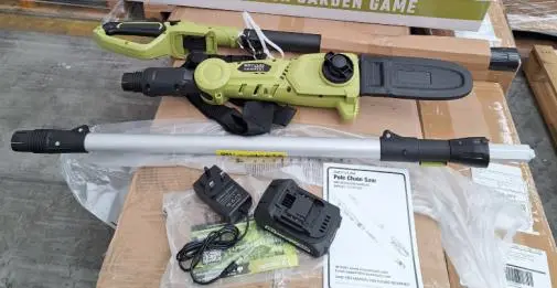 Photo from the official notice: SEYVUM Pole Chain Saw sold via Amazon — fire risk