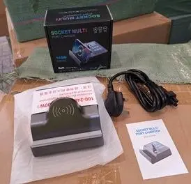 Photo from the official notice: Socket Multi Port Charger, WLX-H12 — fire risk