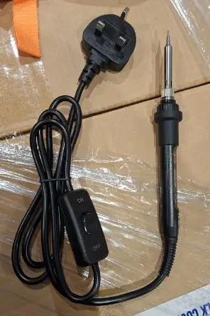 Photo from the official notice: Soldering Iron Kit sold via Amazon — electric shock risk