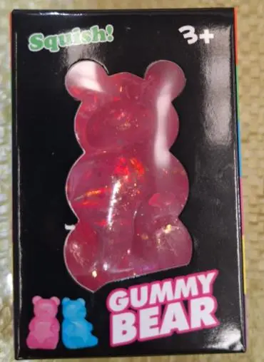 Photo from the official notice: Squish! Gummy Bear Toy — chemical risk
