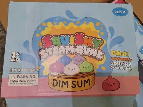 Photo from the official notice: Squishy Steam Bunz Dim Sum Toys — chemical risk