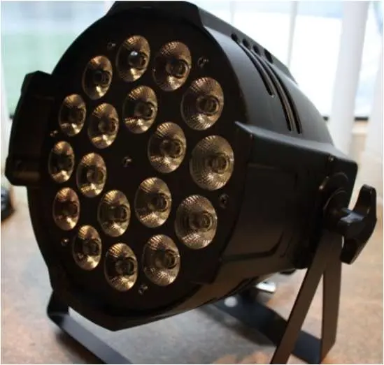 Photo from the official notice: Stage light ZQ-B35 — electric shock risk