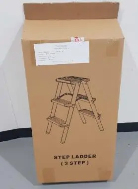 Photo from the official notice: Step Ladder (3 Step) sold via Amazon — tip-over risk