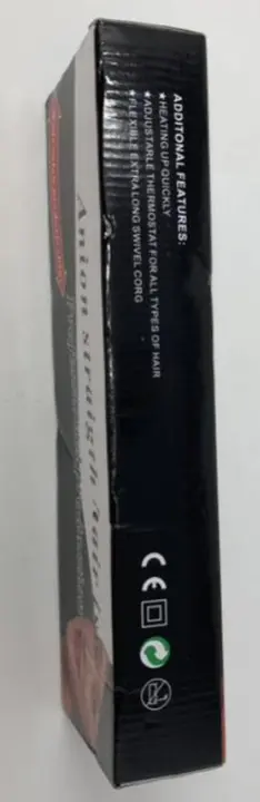 Photo from the official notice: Titanium Hair Crimper sold via eBay — electric shock risk