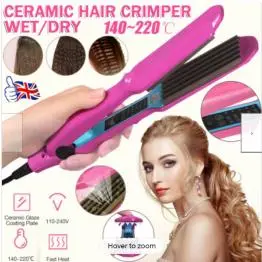 Photo from the official notice: Titanium Hair Crimper sold via eBay — electric shock risk